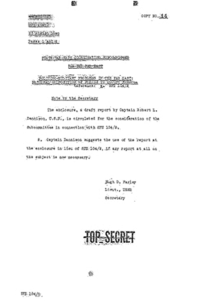 State-War-Navy Coordination Committee 文件 1945年 到 1946年