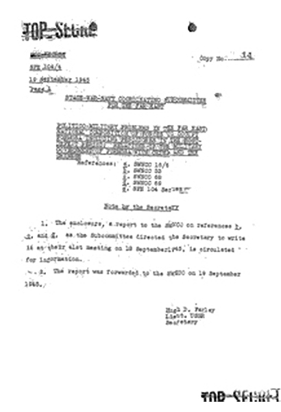 State-War-Navy Coordination Committee 文件 1945年 到 1946年